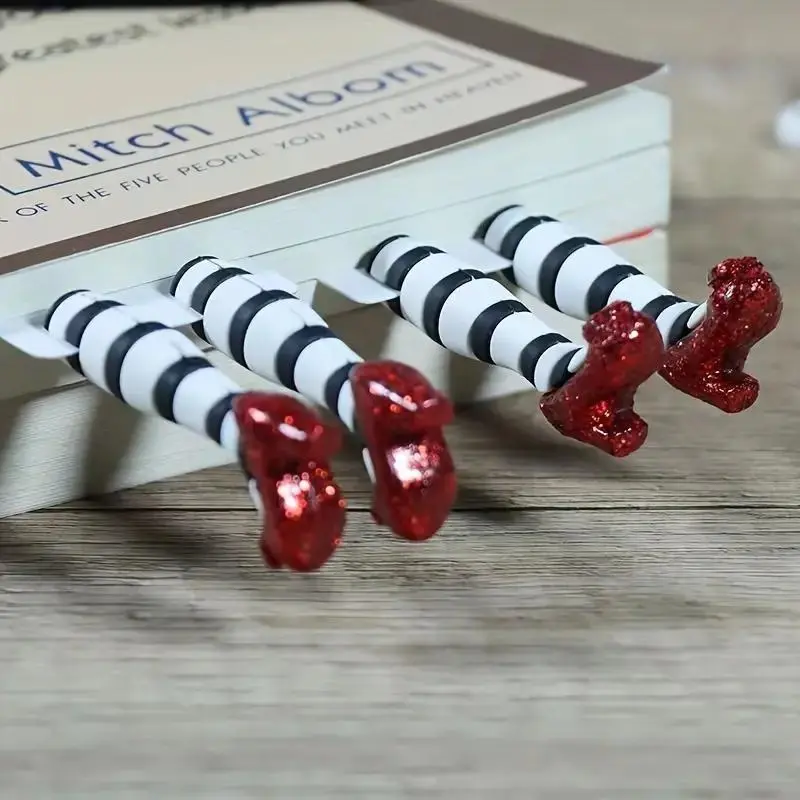 3D High Heel Shaped Bookmark, 1 Count Creative Cute Index Separator, Reading Stationery Supplies for Home School Office Library 0