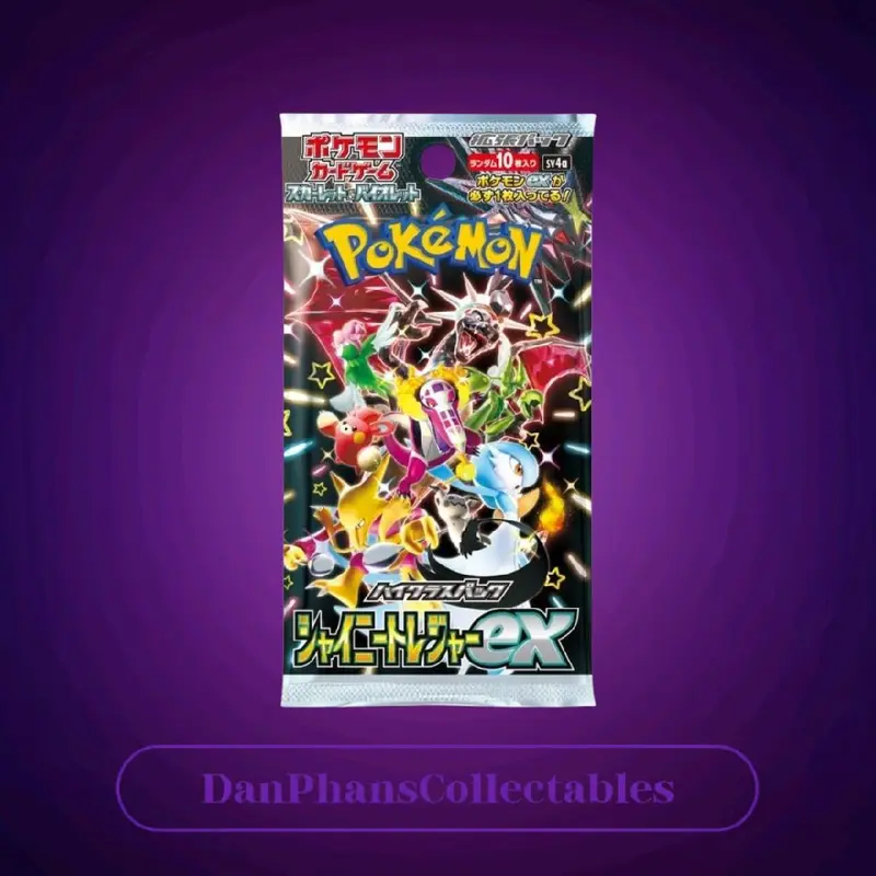 Japanese Pokémon Shiny Treasure Booster Pack Trading Cards 4