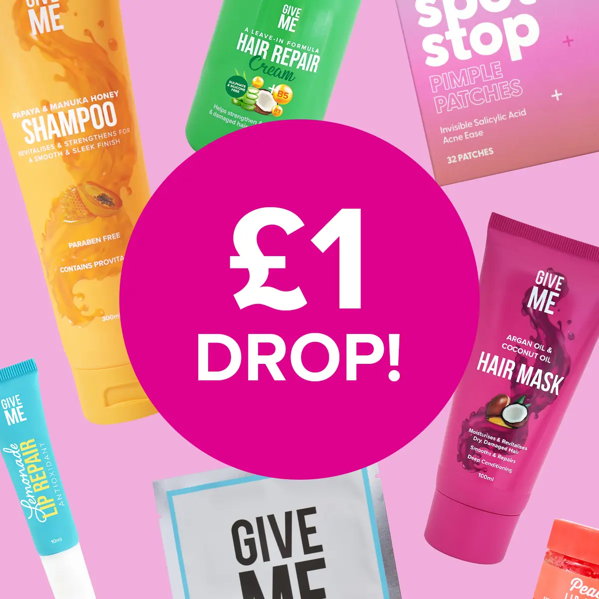 £1 Drop for Body Care- Skin Repair and Comfort