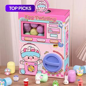 Mini Capsule Toy Machine, 1 Set Cute Twisting Egg Machine Toy, Surprise Egg Twisting Catcher Toy, Birthday Gift for Girls #TOP PICKS