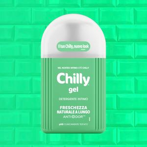 Chilly Intimate Wash Gel 200ml - Feminine Antibacterial Menthol Daily Gentle - Intimate Hygiene - Igiene Femminile Intima - Comfort Cleansing Sensitive