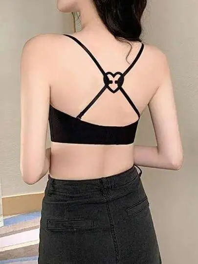 4pcs/Set Love Shaped Bra Strap Clip, Invisible Anti-Slip Bra Strap Buckle Body Care For Travel,Sport,Outdoor,Belt Christmas For Holiday Gift Giving 1