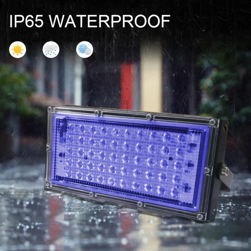 100W LED UV Stage Blacklight Ultraviolet Flood Effect Light for Disco Party 1