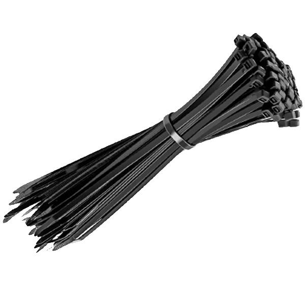 Black Cable Zip Tie Wraps Strong Fastener Assorted Sizes Thick Thin Long Nylon Zip Ties 550mm X 7.8mm QUANTITY 100 1