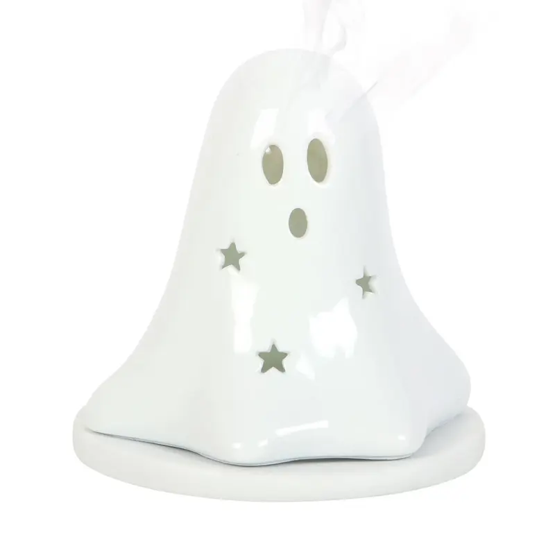 Gothic Gifts Ghost Tealight and Incense Cone Holder Ceramic Decor 5
