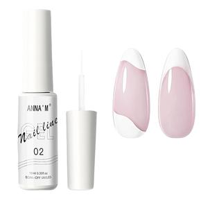 10ml Portable Nail Art Line Gel, Multi-use Nail Art Line Glue for Nail Painting, Professional Nail Art Tool for Women & Girls, Valentine's Day Gift, Trending Beauty Products, Nail Art Design