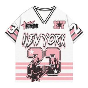 Free Customized Name and Number New Fashion Short-sleeved Jersey Sportswear T-shirt Unisex