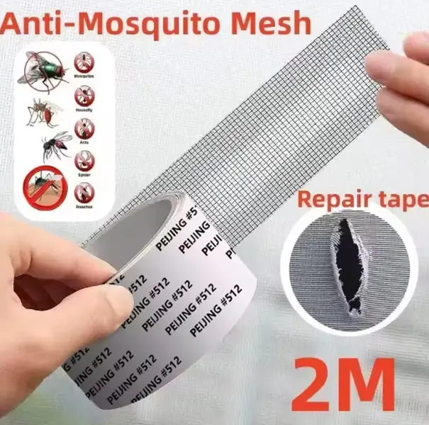Window Screen Repair Tape – Self-Adhesive Mesh Patch for Fixing Holes & Tears, Anti-Mosquito Insect Protection 0