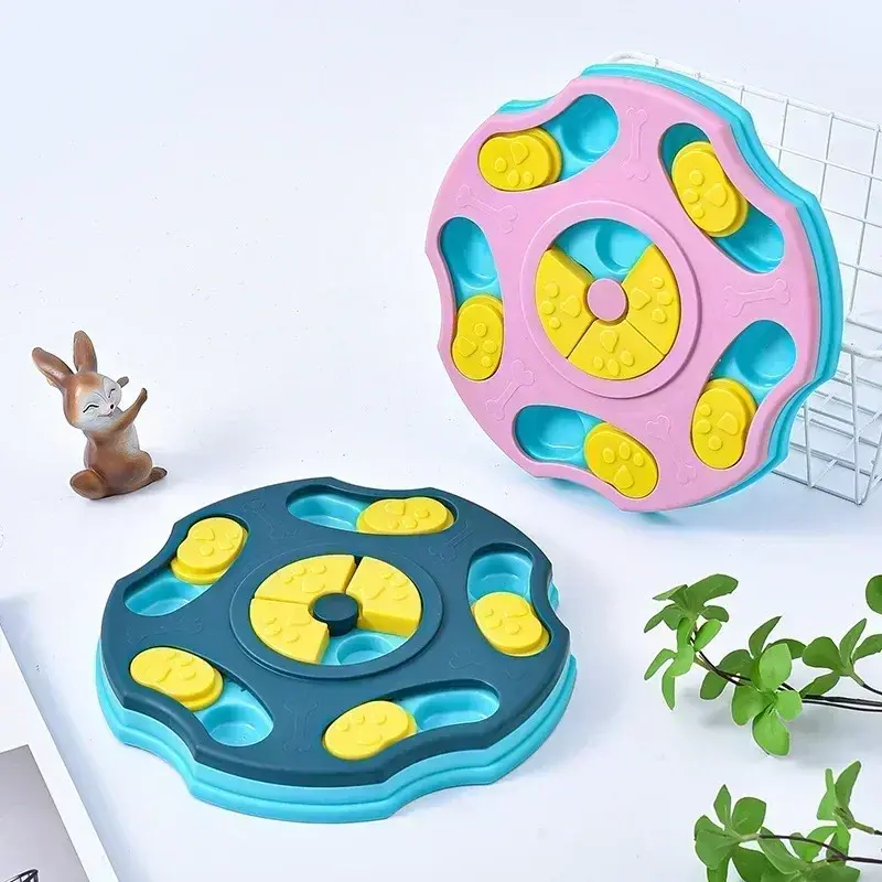 Dog Puzzle Toys Slow Feeder Interactive Increase Puppy IQ Food Dispenser Slowly Eating NonSlip Bowl Pet Cat Dogs Training Game 1