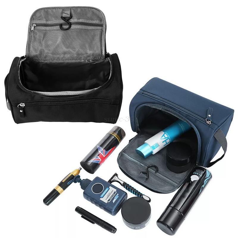 Product Introduction of UK Mens Travel Wash Bag Hanging Toiletry Large Capacity Shaving Gym Makeup Bag 16