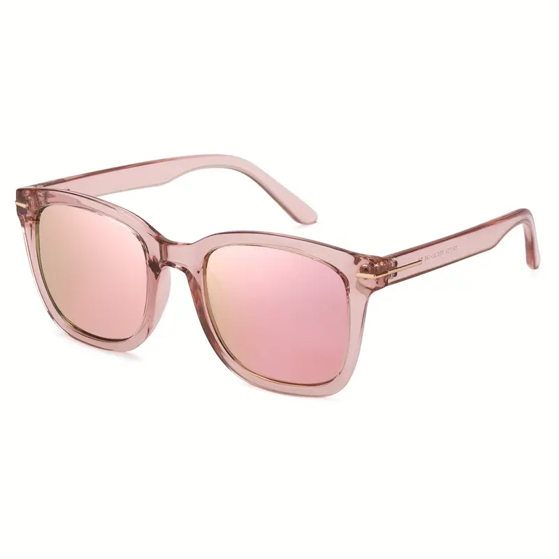 Enafad Classic Polarized Glasses for Women – Trendy Oversized Square Mirrored Fashion Shades with UV400 Protection 1