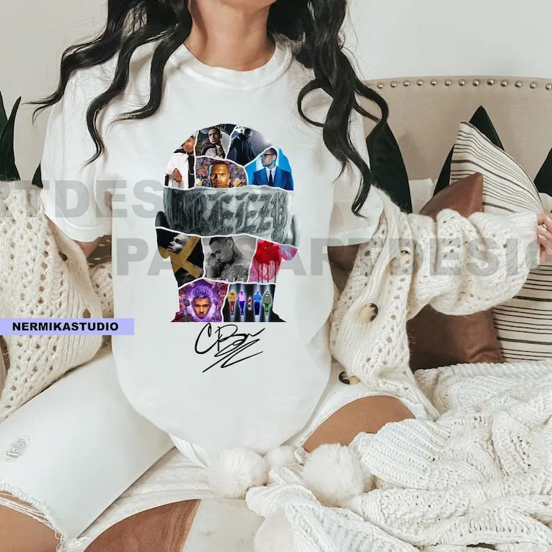 Chris Brown world tour shirt face Chris Brown the 1111 world Tour shirt Chris Brown t-shirt Chris Brown fan merch Chris Brown concert 1
