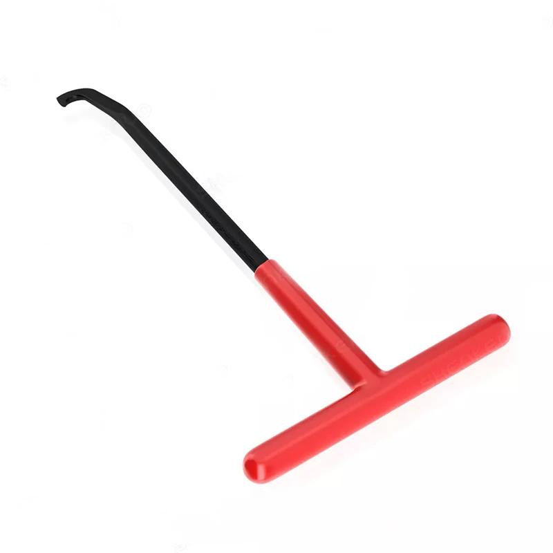 1/2 PCS Exhaust Spring Puller Tool Motorcycle Exhaust Spring Hooks, T Handle Hooks Snowmobile Spring Puller Removal Tool 6