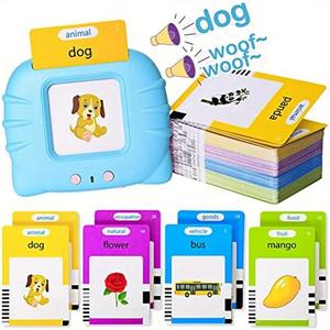 Early Education Toys for Kids, Words Card Reading Learning Machine, Children's Early Education Learning Machine, 1 Set Learning Machine, Preschool Educational Toys