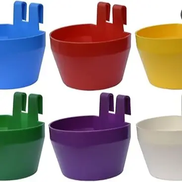 Poultry Cage Cups / Galley Cups / Aviary Cups, Pack of 12, Suitable For Both Food, Grit Or Water, Includes Integral Hook So The Cups Can Be Hung From The Cage Mesh, Made In The UK 5