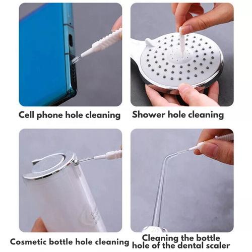 10pcs Shower Head Cleaning Brush Pore Gap Hole Anti-clogging Dredge Cleaner Tool 5
