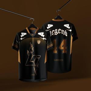 Free Customization of Name and Number New Design Retro Collar Jersey Unisex