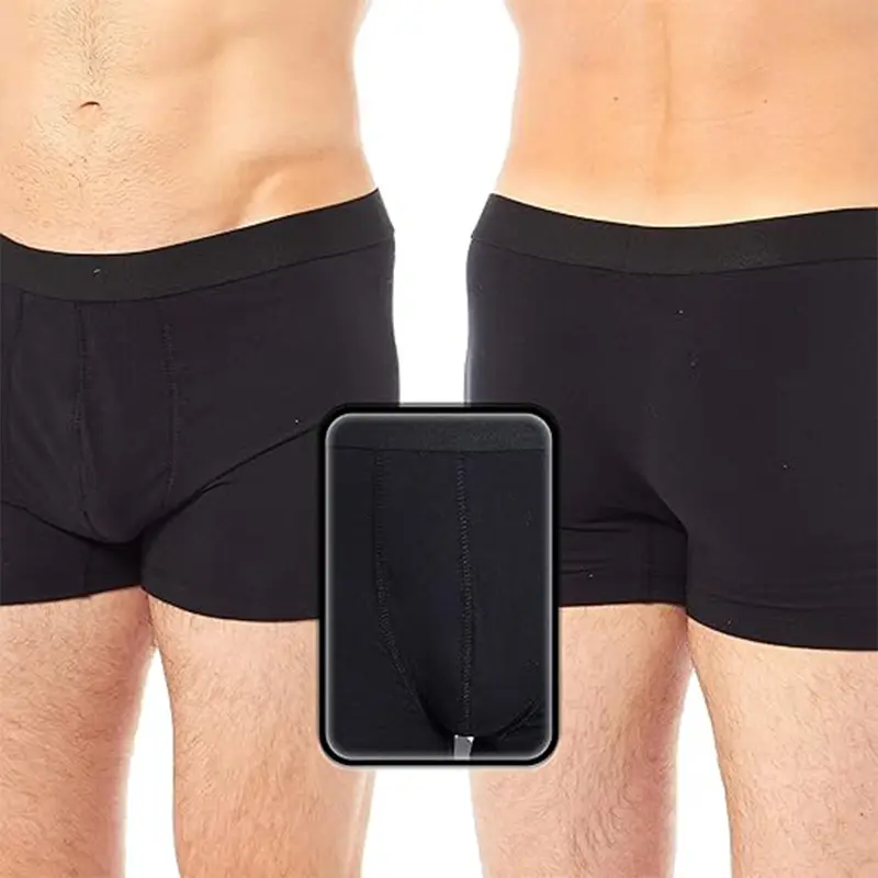 Pack of 6 Men's Assorted Cotton Stretch Boxer Shorts Comfort Fit Underwear with Waistband For Men MB04 Black Navy Grey by Sock Stack 4