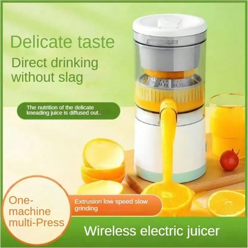 1 Portable Electric Juicer, Home Multi-Purpose Juicer, USB Rechargeable Automatic Fresh Press, Suitable For Orange, Watermelon, Lemon 8