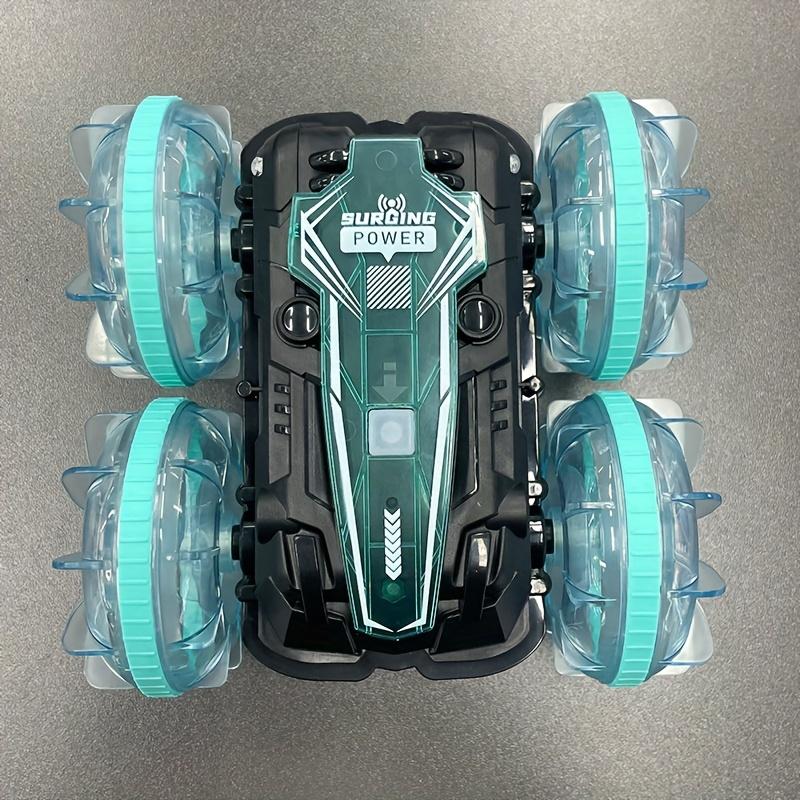 1pc, Remote Control Toy Car, Amphibious Stunt Off-Road Vehicle, Outdoor Toy, Outdoor Game. Can Be Water Floated. Double Controller, Remote Control with Bracelet Remote and Gesture Control. Supports Gesture Operations. 2025, New Year. Festival Gift 1