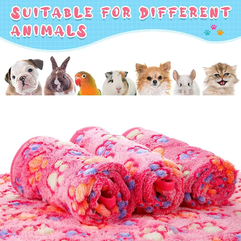 Pet Blanket Dog Cat Coral Fleece Blanket 2