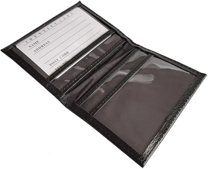 PU Leather Bus Pass Oyster Travel Card Bus Pass ID Holder Wallet Cover Case Zip Slot Silver Colour Print and corners 1
