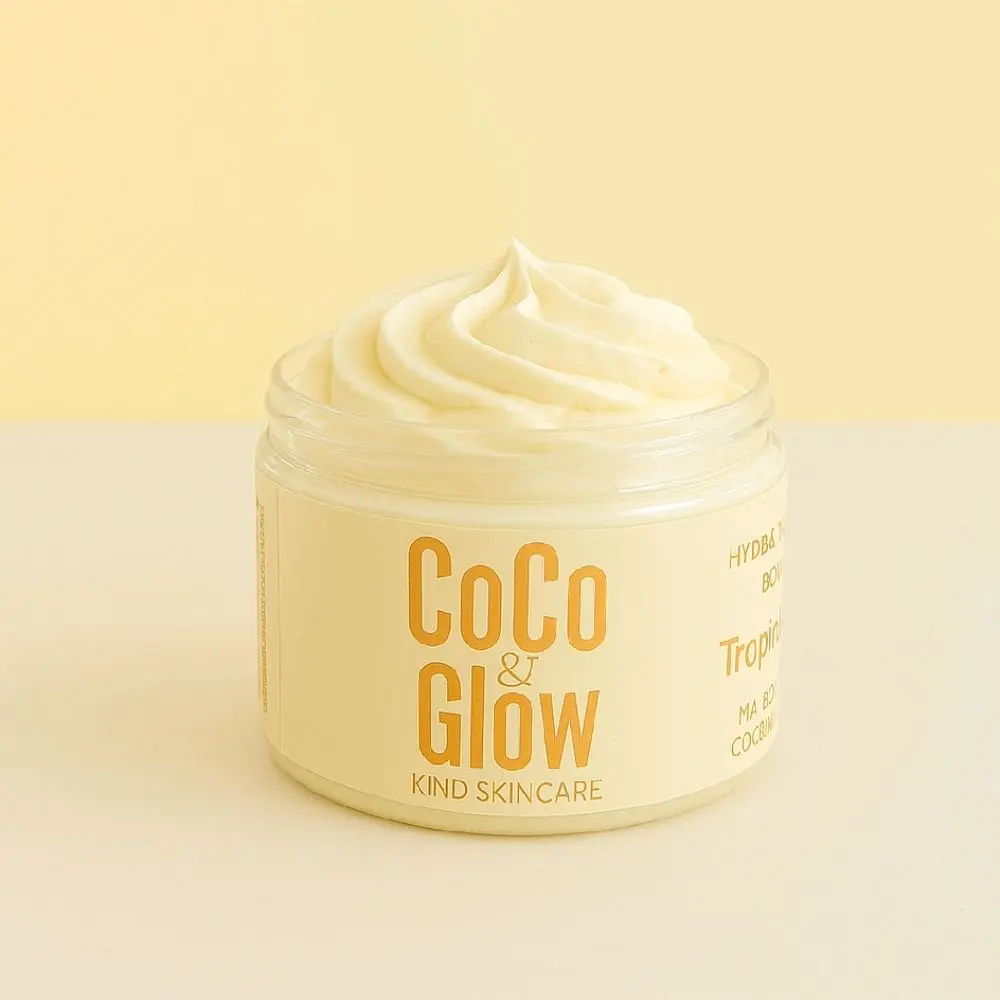 Natural Body Butter for Moisturizing Skin - Tropical Island - Body Care, Moisturizer Comfort Hydrating Skincare Moisture