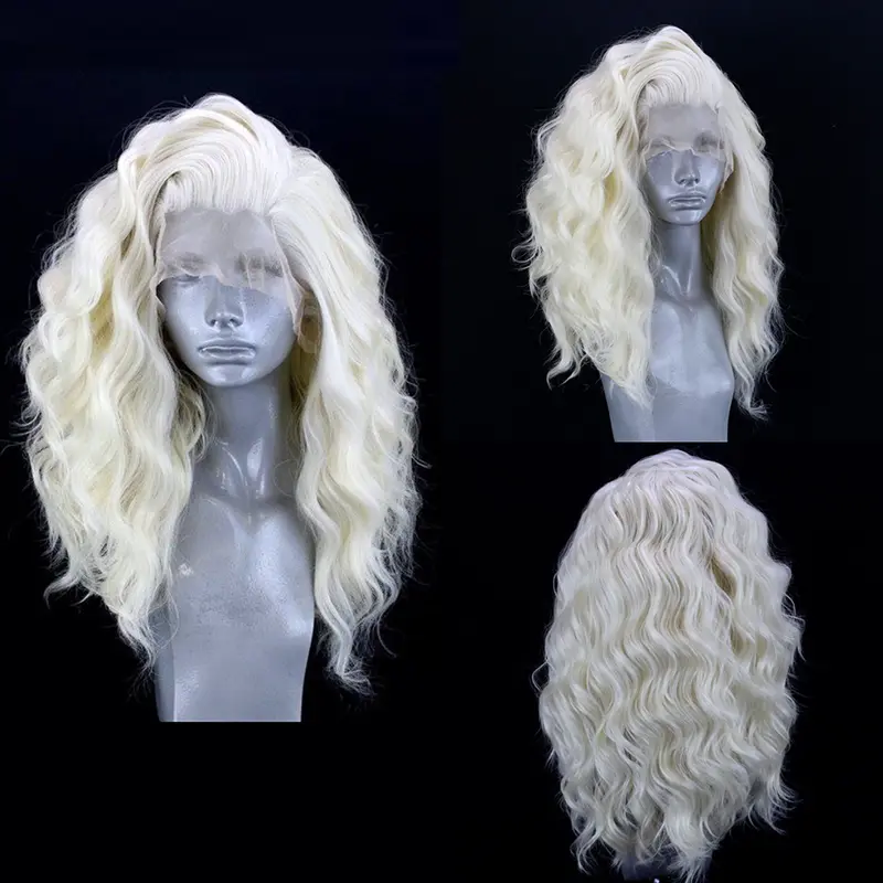 Light Grey Short Bob Synthetic Lace Front Wigs for Women Cosplay Wear Short Body Wavy Purple Blue Pink Grey Wig Part Lace BobWig 3