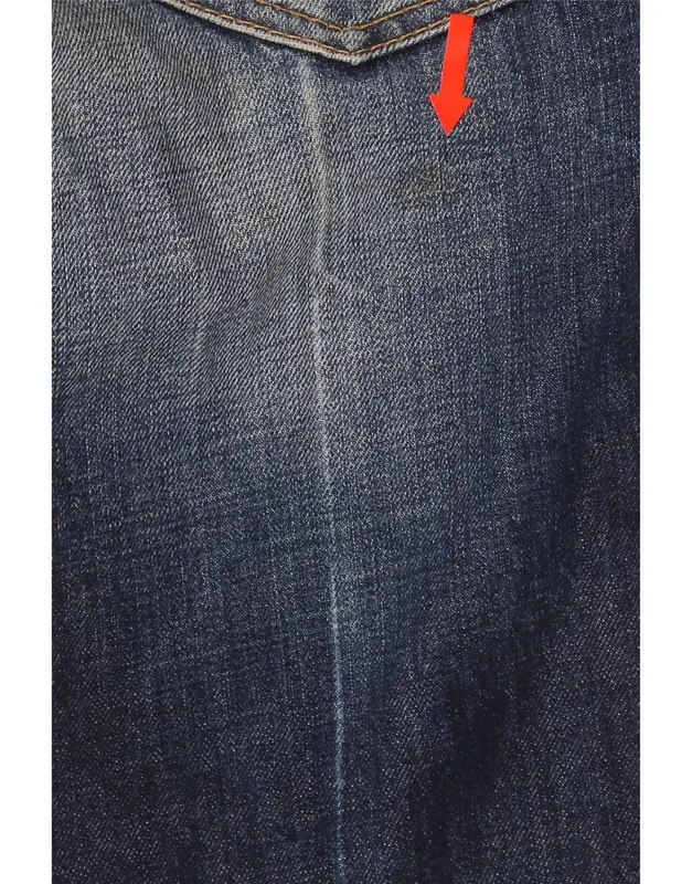 Pre-Owned Vintage DSQUARED2 Mens Straight Jeans IT 46 Small W28 L27 Navy Blue Cotton 3