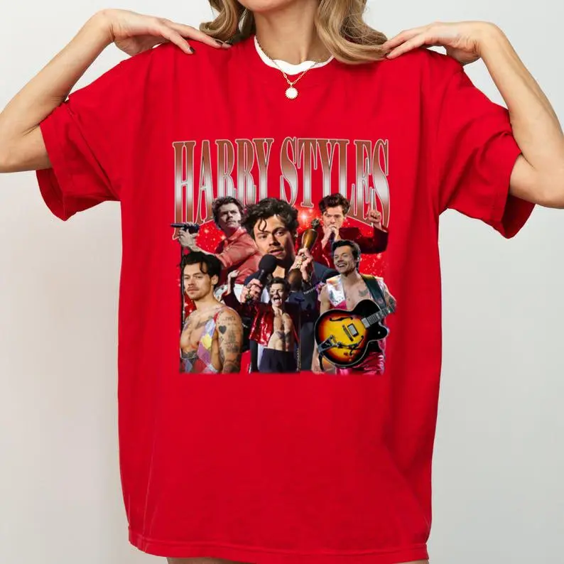 Limited Harry Styles Vintage T-Shirt, Harry Style Graphic T-Shirt, Harry Style Retro 90_S Fans T-Shirt, Unisex T-Shirt, 3