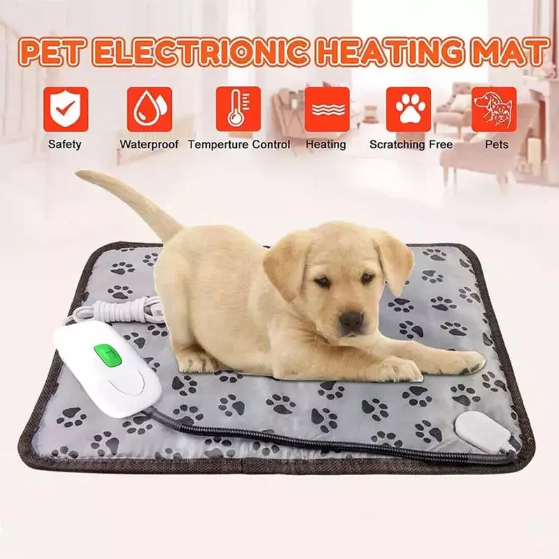 Pet Heating Pad Cat Dog Electric Heat Mat Heated Bed Dog Puppy Whelping Pads UK 3