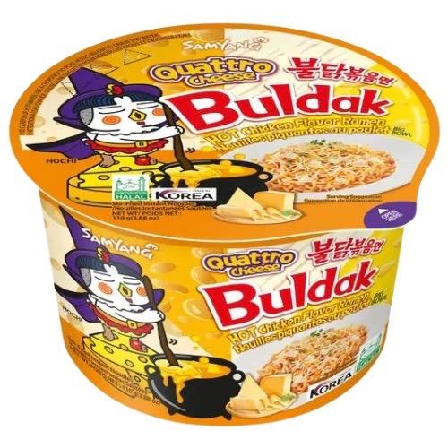 Samyang Buldak Hot Chicken Big Bowl (105g) - Select Flavour - Spicy Korean Snack, Instant Noodle Ramen 3