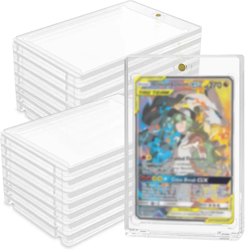 Magnetic Pokemon Card Display Case x4 35PT 0