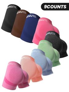 Women's Seamless Sports Shorts, Breathable Comfortable High Waist Skinny Shorts, Ladies Sportswear for Gym Workout Cycling