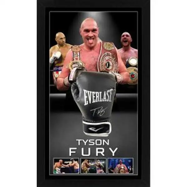 Tyson Fury Signed &  Everlast Boxing Glove