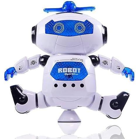 Ninja's 360° Rotatable Lighting Singing and Dancing Humanoid Toy Robot 3