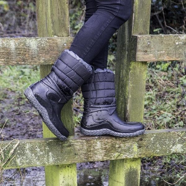Mud Dogs NORDIC Ladies Winter Boots Black 1