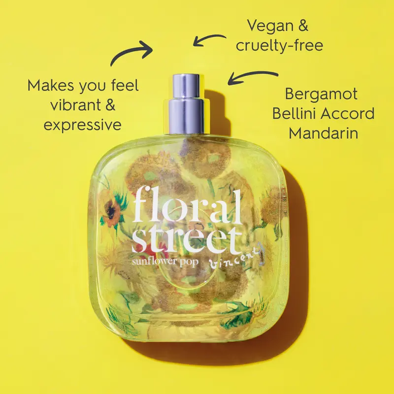 Floral Street Sunflower Pop Eau De Parfum - Citrus Fruity Floral Scent, Vegan, Cruelty-Free, Award-Winning British Fragrances 0
