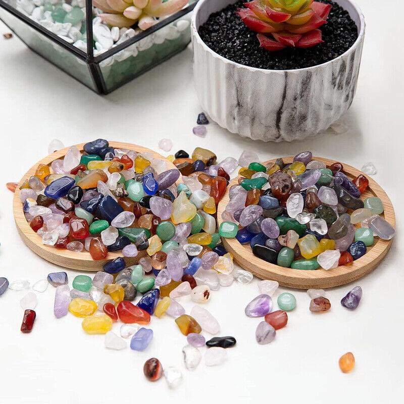 1KG Best Healing Natural Crystals Tumble Stones Mixed Chakra Gemstones 10-20mm 1