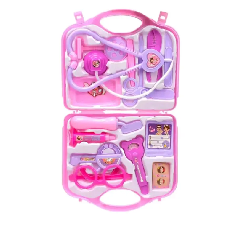 15 pcs Multifunctional Portable Medical Kit Boxes for Kids - Theme Experience Pretend Doctor Role Play Toy Set 2