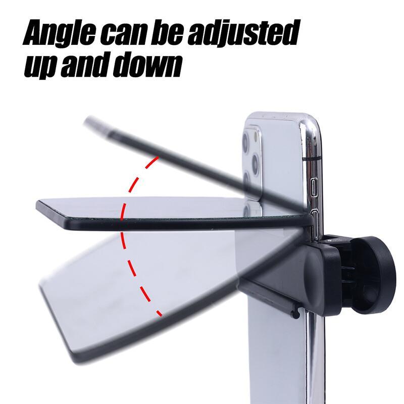 Sky Mirror Phone Reflector Shooting Clip Travel Phone Adjustable Angle Reflector Portable Smartphone Cellphone 5