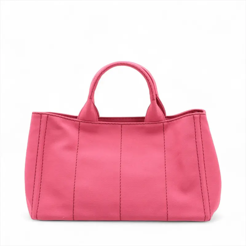 #1036 - Prada Canapa Pink 2 Way Handbag canvas BN2642 - Pre-owned 1