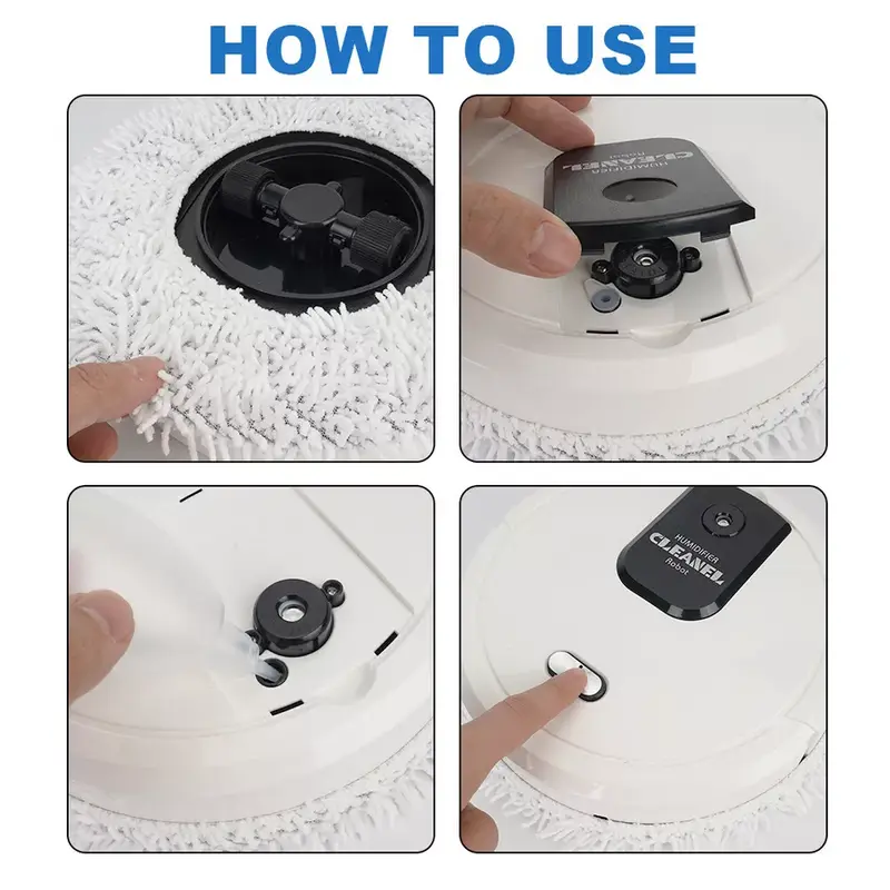 Rechargeable Smart Sweeping Robot Vacuum Cleaner Automatic Floor Mop Sweeper UK 7