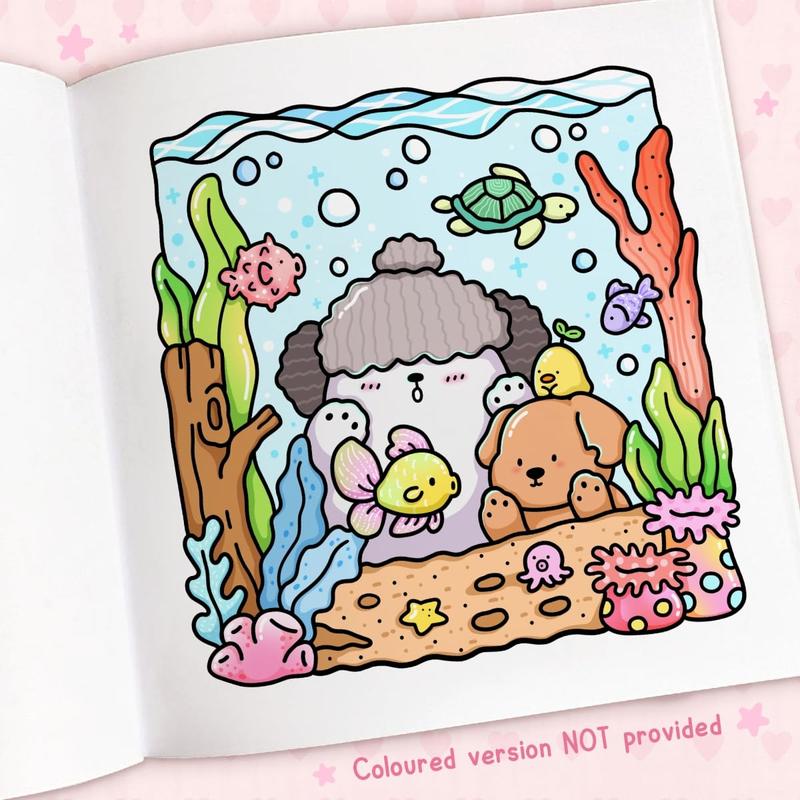 Product Introduction of Cozy Cuties: A Cute and Comfy Colouring Book for All Ages (Coco Wyo), by Coco Wyo 5