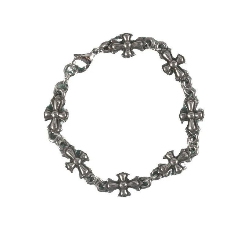 Product Introduction of Fashion Personalized Gothic Cross Bracelet for Men Women Vintage Hip Hop Rock Party Gift European and American trends 8