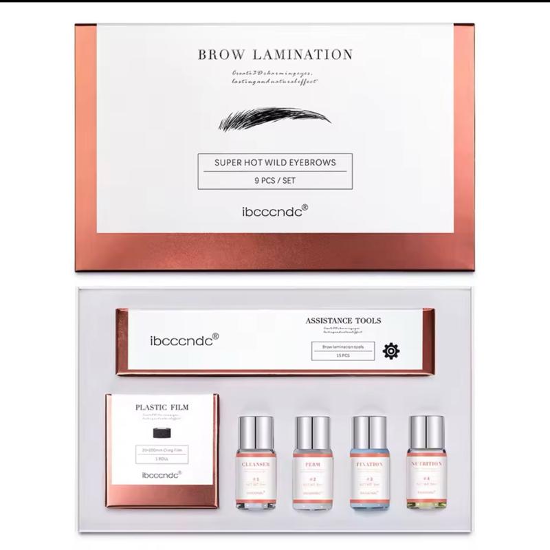 Pro Brow Lamination Kit – At-Home Lift & Set with Keratin & Cling Film 1