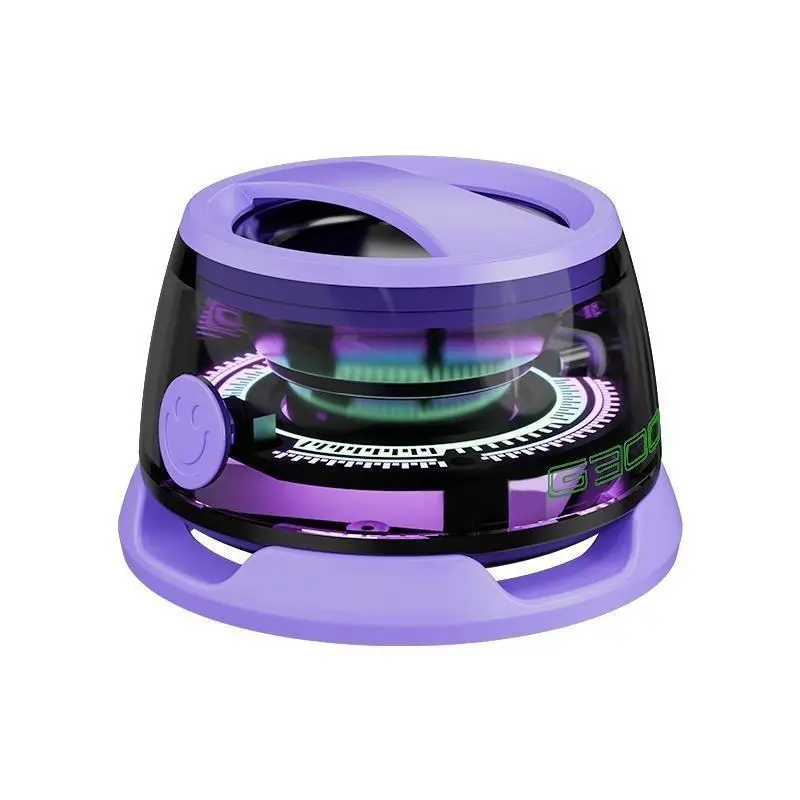 G300 Magnetic Bluetooth-compatible Speaker, Small Speaker for Camping, RGB Light,Parties and Desktop Rechargeable Portable Speaker
