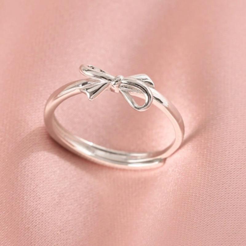 Fashion bow decoration ring, suitable for women's daily wear on Valentine's Day 4