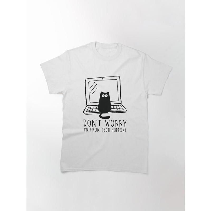 I'm From Tech Support Classic T-Shirt – Funny Geek Tee for IT Pros, Programmers, Help Desk Heroes & Techies 2