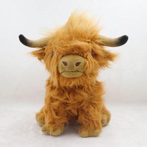 Highland Cattle Cute Stuffed Doll, Adorable Stuffed Animal Plush Toy, Cute Cow Plush Toy, Stuffed Animal Plushie, Soft Plush Toys, Mini Stuffed Cushion, Gift for Her, Girl's Gift